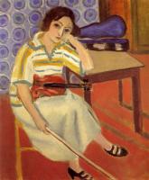Matisse, Henri Emile Benoit - woman with a violin